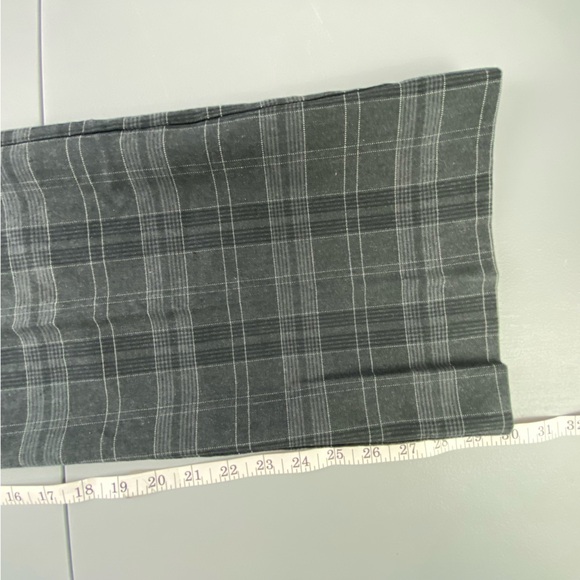 Tommy Hilfiger Plaid Y2K Bootcut Gray & Black Pants Women's size 8 - Picture 11 of 13